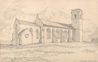 Knapton Church, Norfolk, from the North-East by John Sell Cotman
